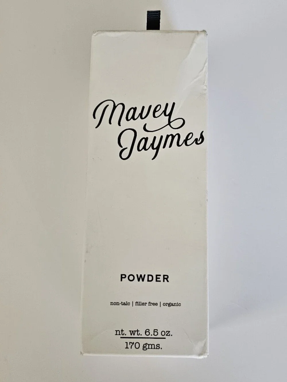 Mavey James organic talc free baby adult powder personal care vegan new nib